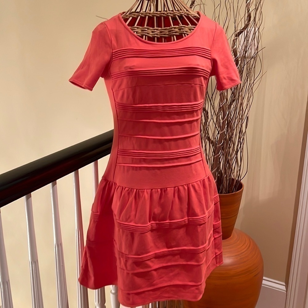 Eliza J coral dress